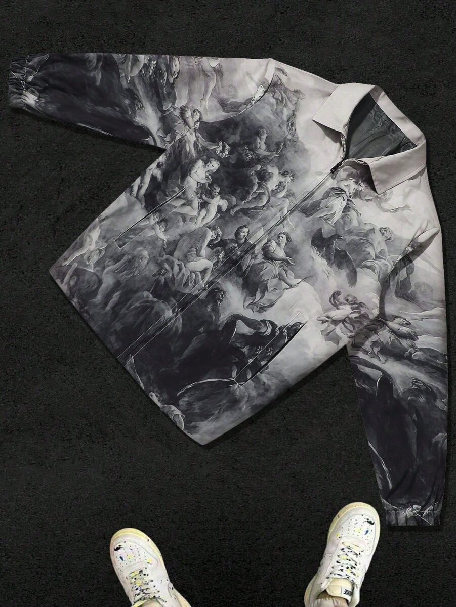 Veste artistique imprimée