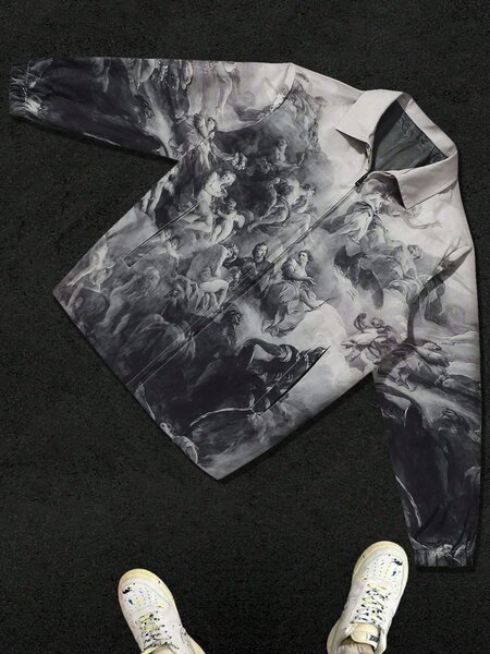 Veste artistique imprimée