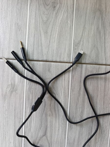 Câble audio avec adaptateur USB