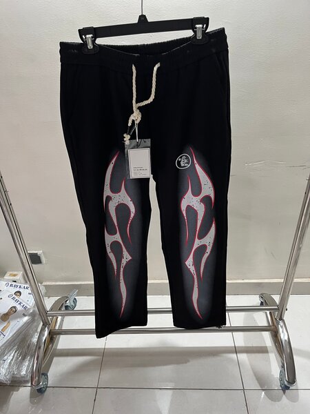 Pantalon de survêtement à flammes