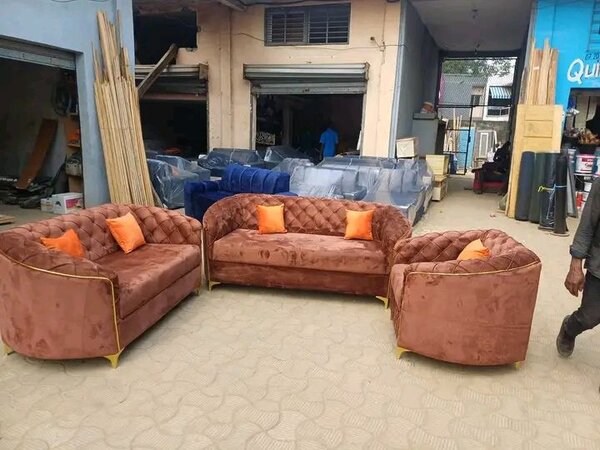 Ensemble de Canapés en Velours