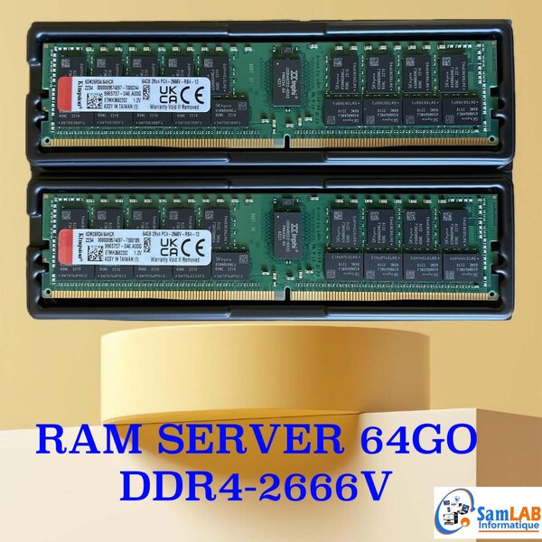 Ram Pour Server DDR4 64Go