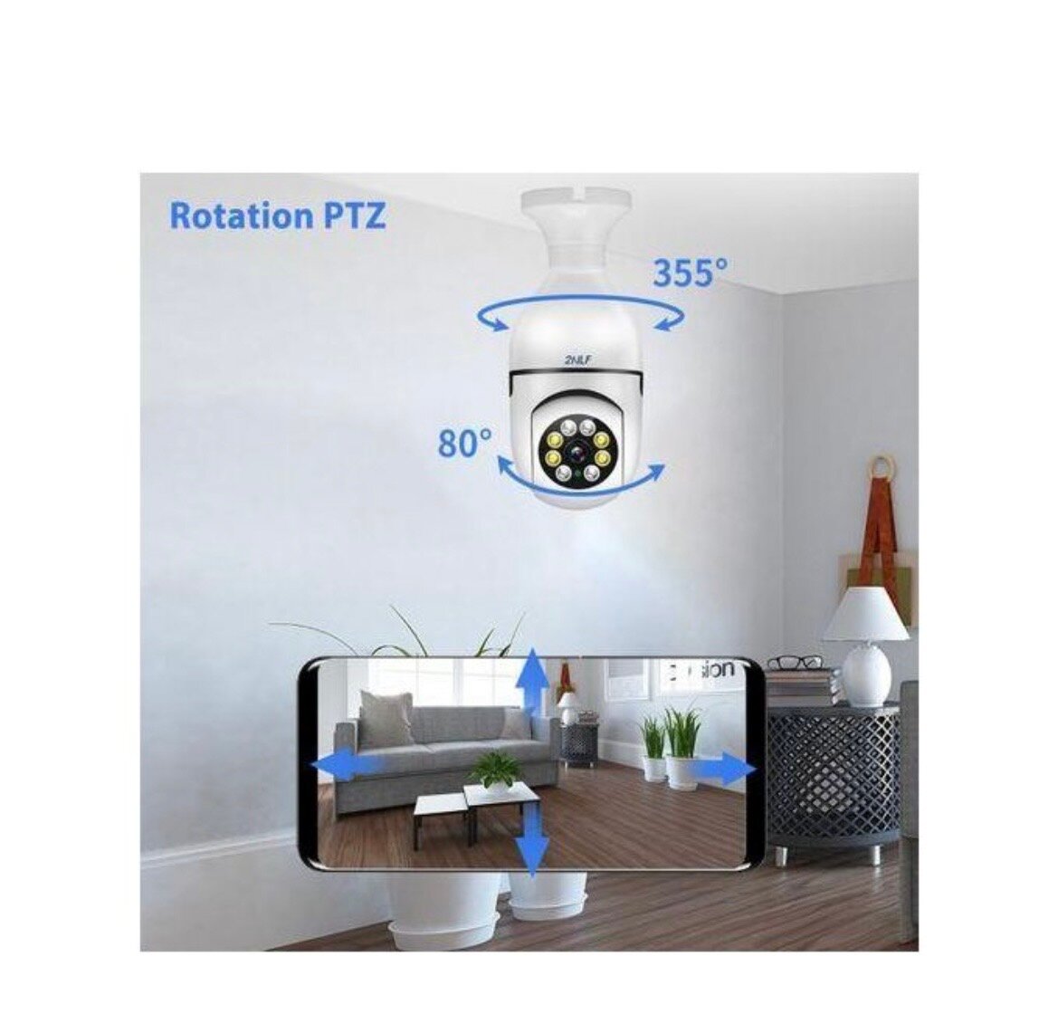 Caméra de Surveillance PTZ Wifi