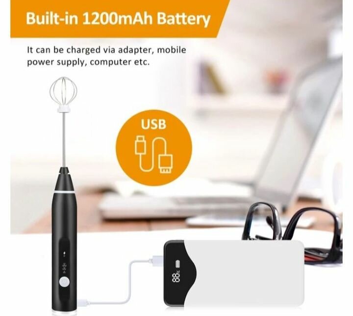 Mousseur à lait électrique USB