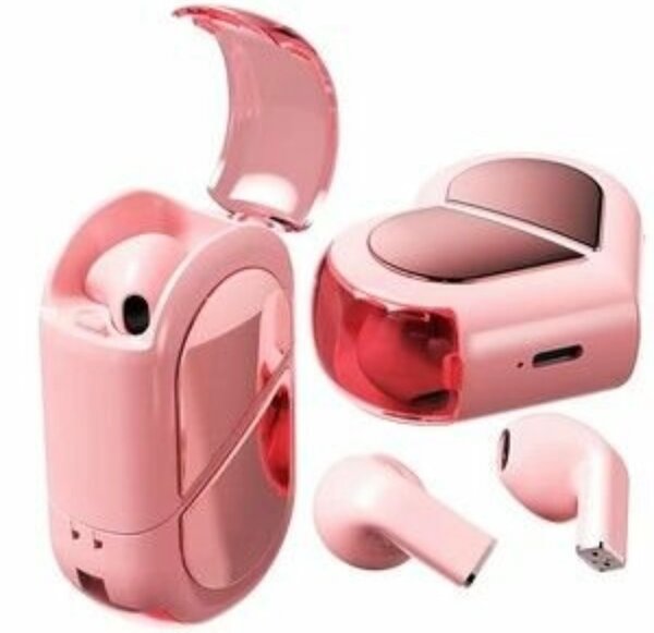 Écouteurs Bluetooth Cœur Roses