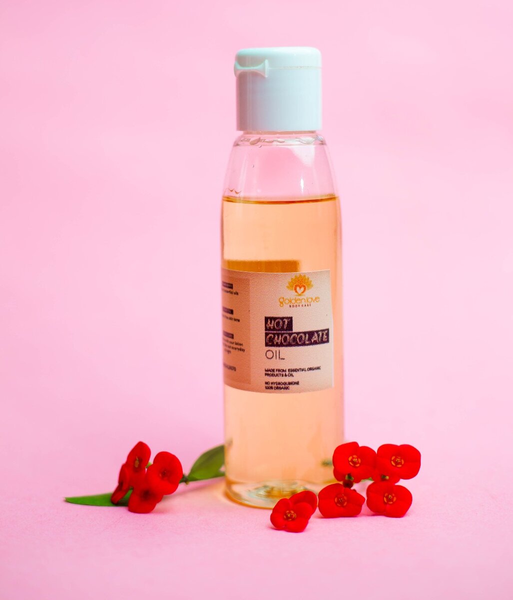 Hot chocolate glow oil