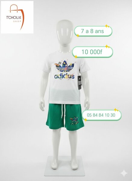 Ensemble T-shirts et Shorts Enfants