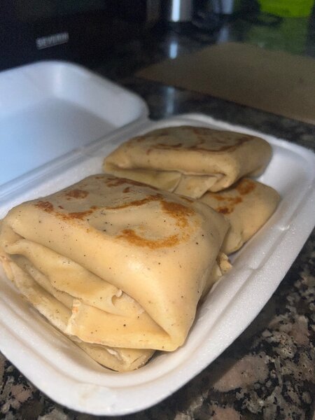 Crêpes fourrées savoureuses