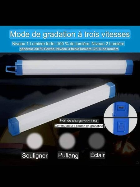 Lampe rechargeable USB 32cm