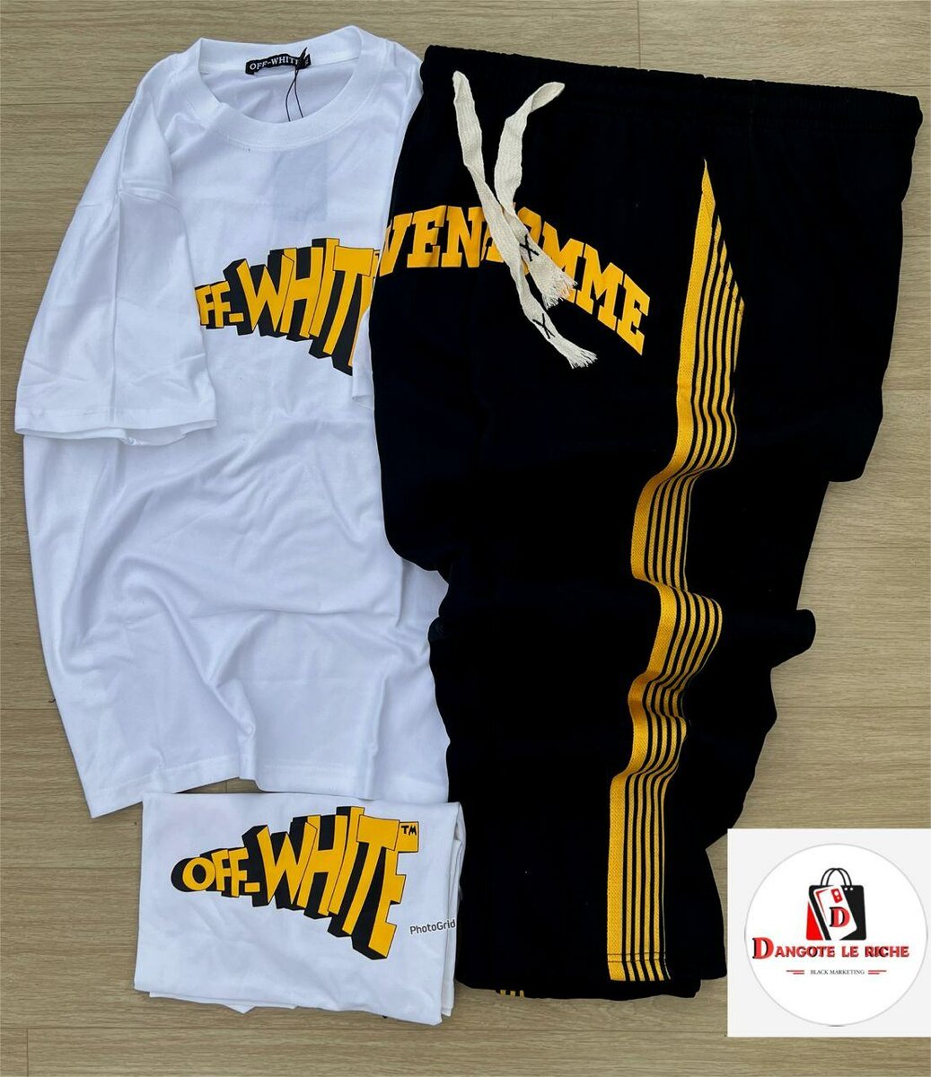 Ensemble T-shirt et Short Off-White