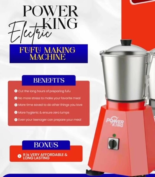 Power king Fufu Machine/Food Processor