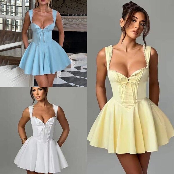 Robe Évasée Épaules Dégagées