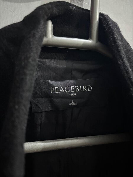 PeaceBird Ban overcoat - Black