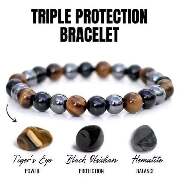 Bracelet de protection triple