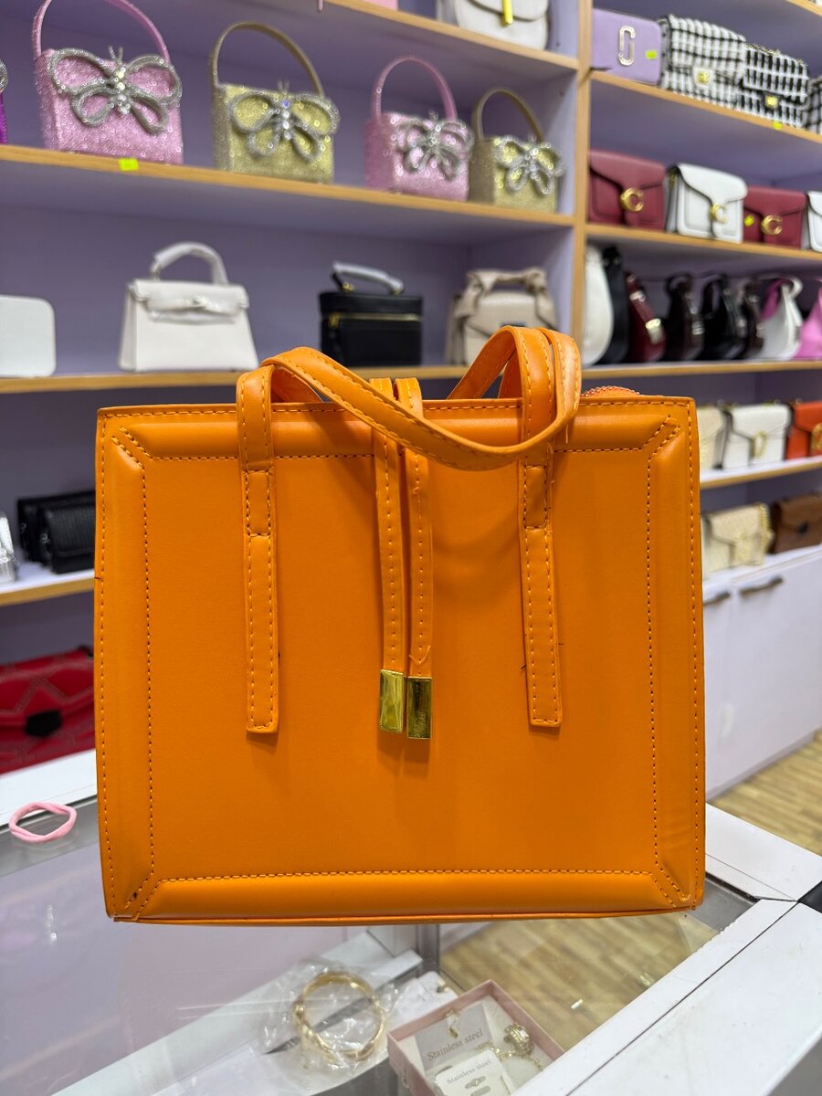 Popular Orange Trendy Bag
