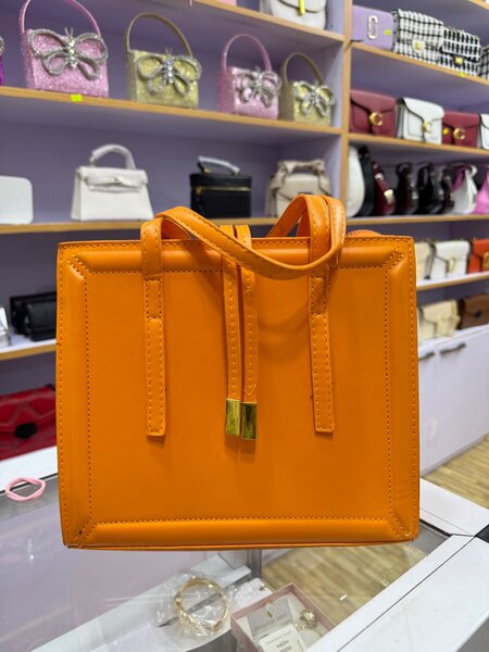 Popular Orange Trendy Bag