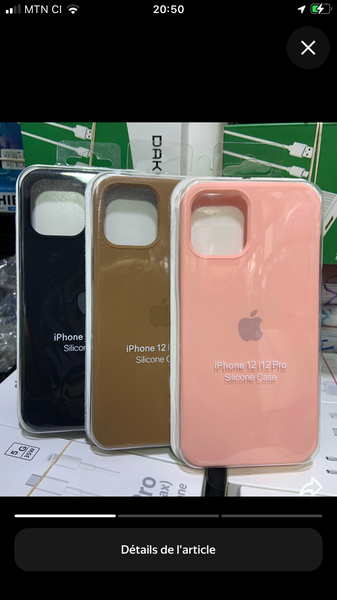 Coque iPhone 12 Silicone Apple