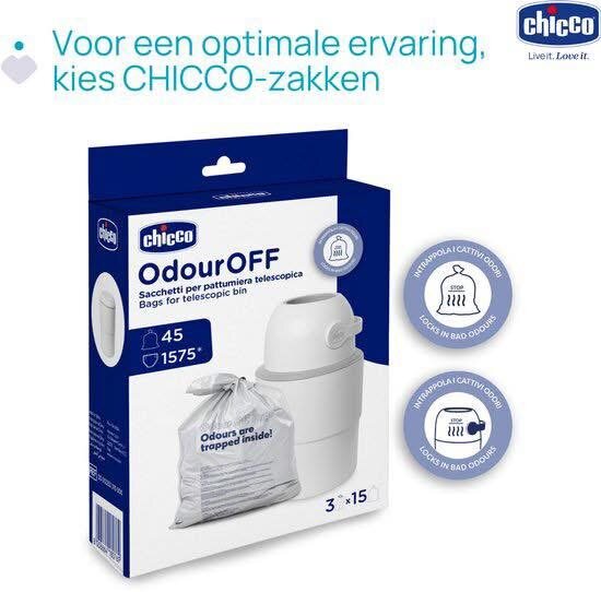 Chicco OdourOFF sacs poubelle pour couche