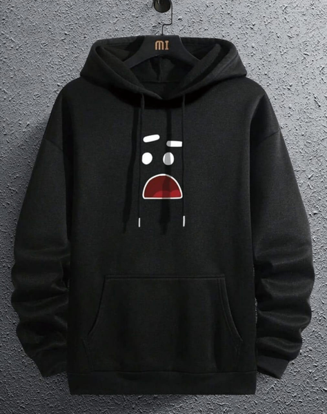 Men's Polyester Fleece Printed Hoodie's