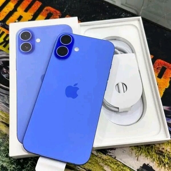 iPhone 16 Bleu Éclatant