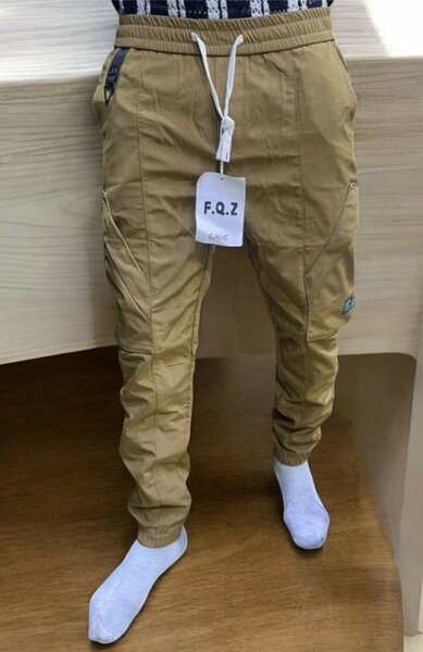 Pantalon cargo enfant beige