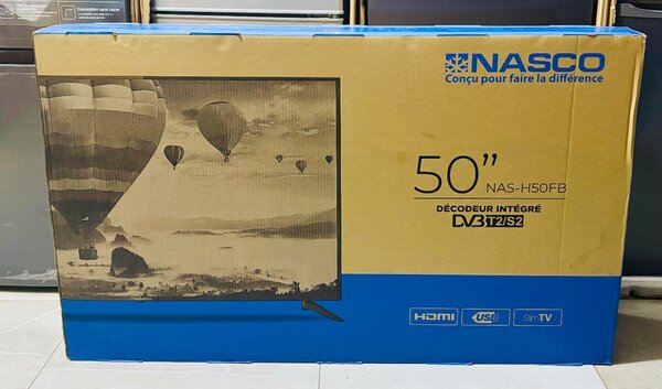 TV LED NASCO 50 POUCES FHD / DÉCODEUR INTÉGRÉ