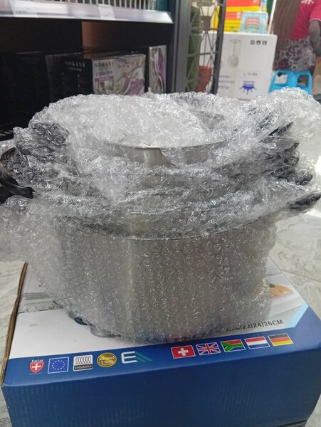 Set de casseroles en acier inoxydable 10 pièces