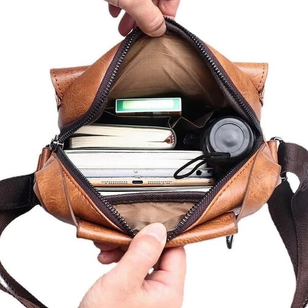 Sacoche en cuir pour homme