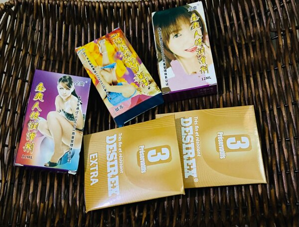 6 préservatifs + 3 lubrifiants