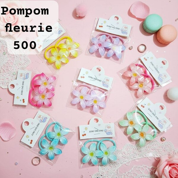 Élastiques fleuries