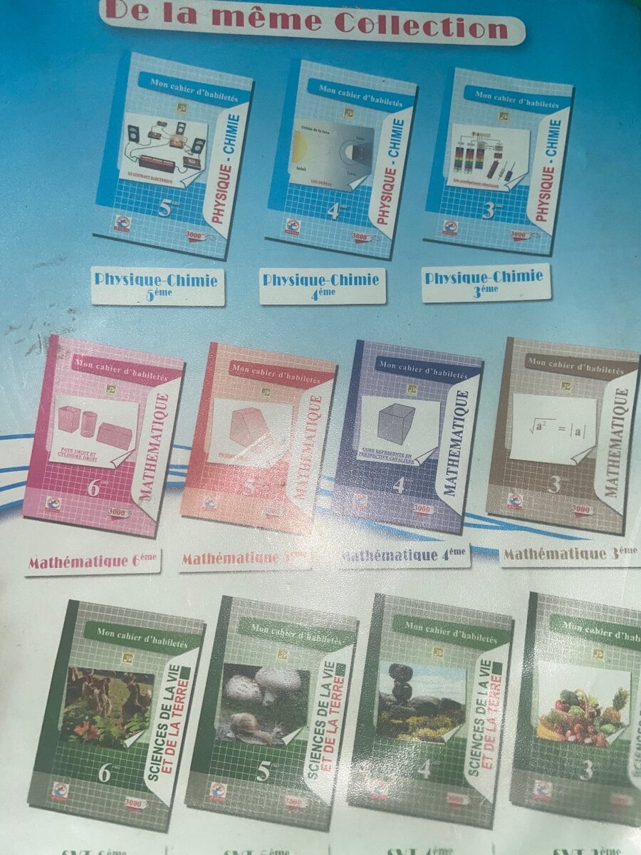 Cahier Ph-Chimie 6ème