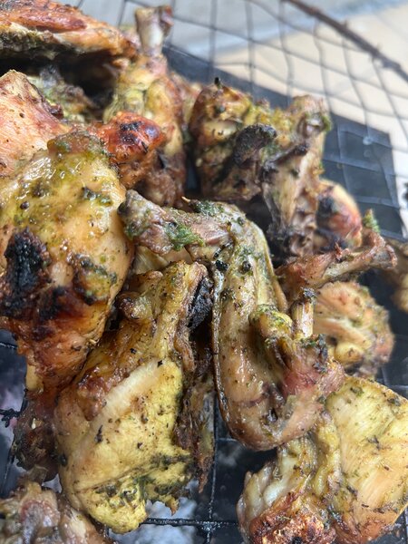 Poulet grillé épicé