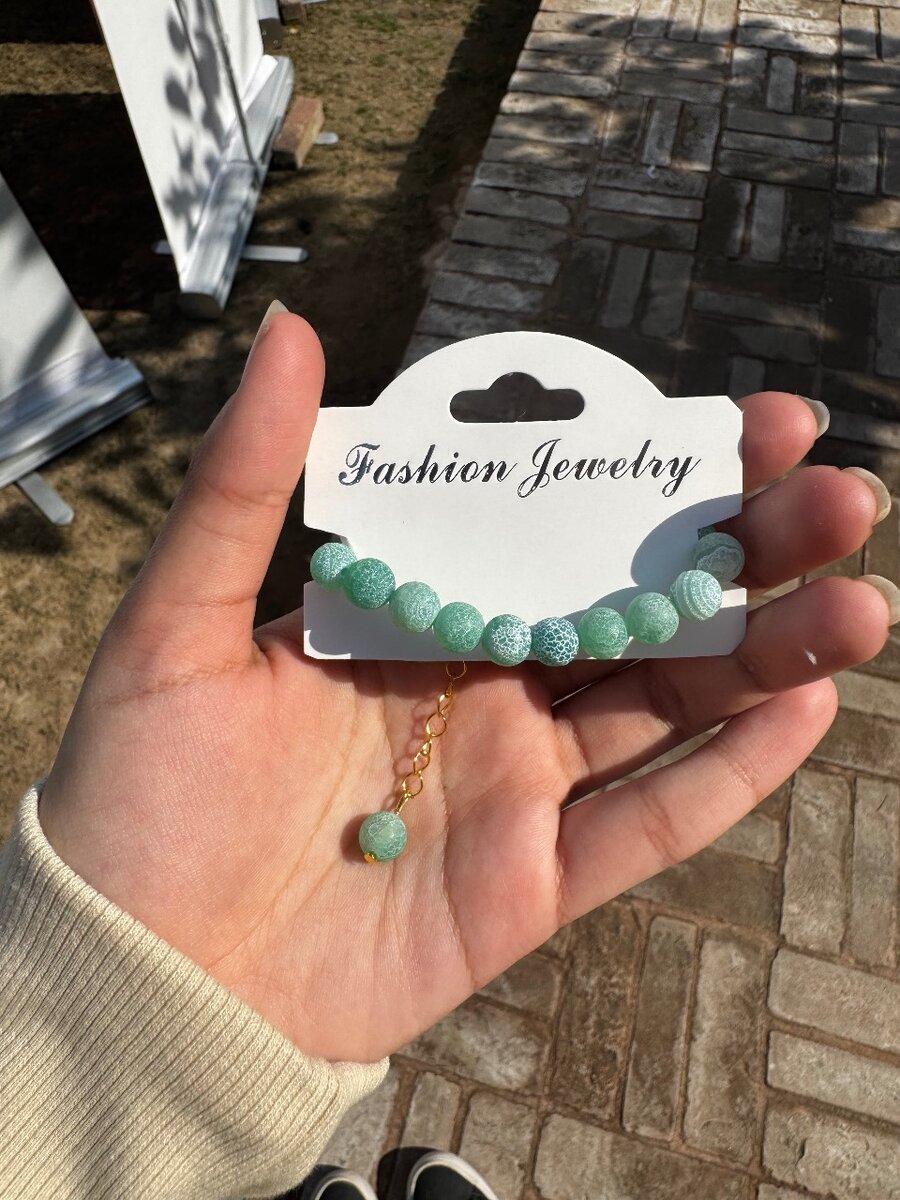 Turquoise Rock Bracelet