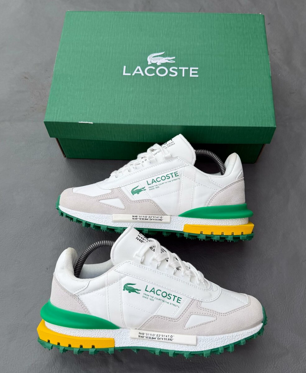 Lacoste Baskets Homme Blanche