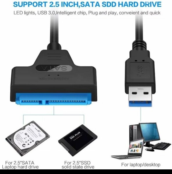 Câble Adaptateur SATA USB 3.0