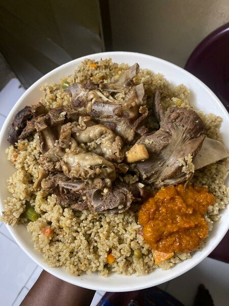 Bowl de riz et viande