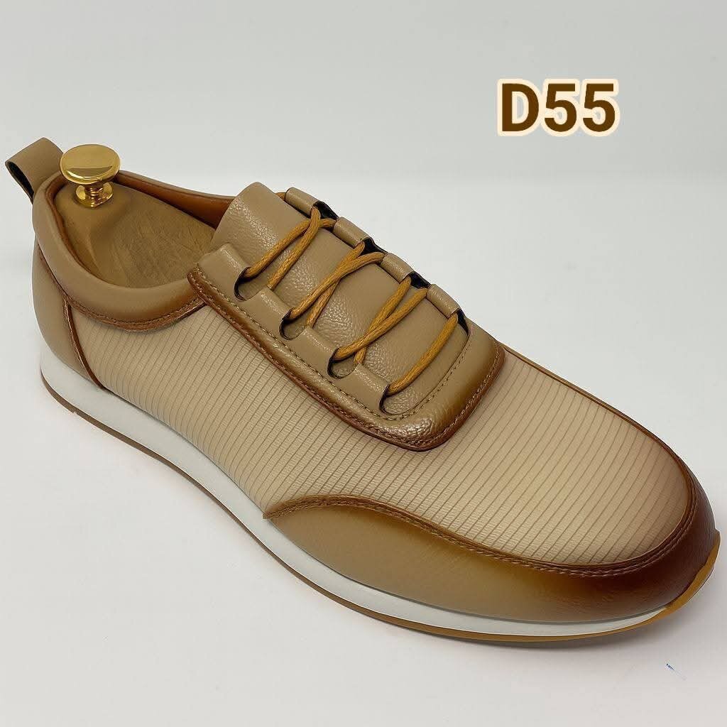 Sneakers élégantes homme en cuir