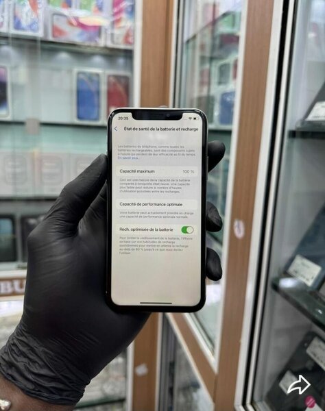 iPhone X Argent Parfait État