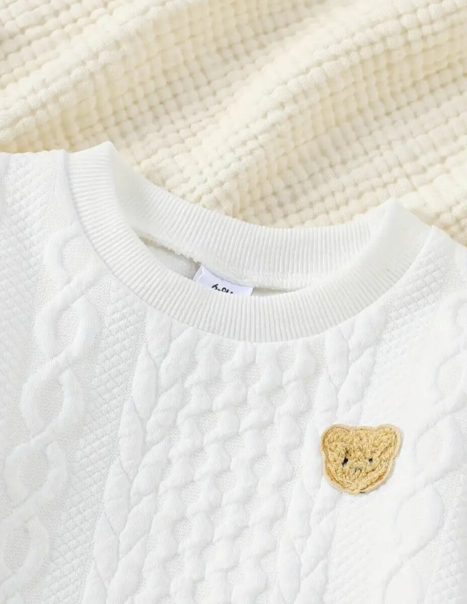 Ensemble tricoté ours enfant