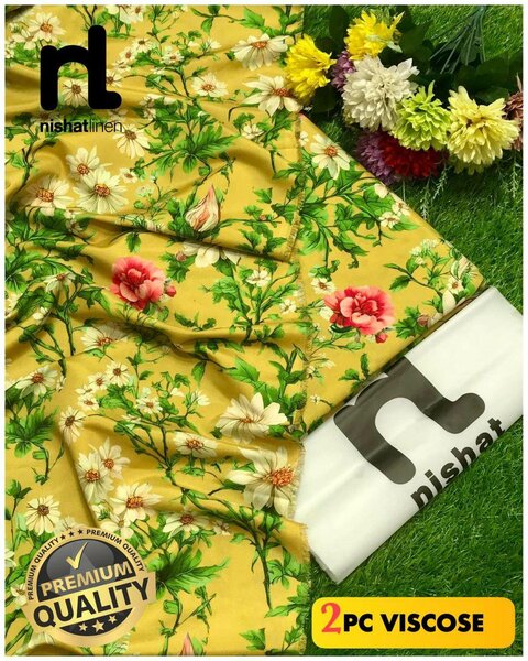 Nishat viscose 2 PC for spring/ Summer (Replica)
