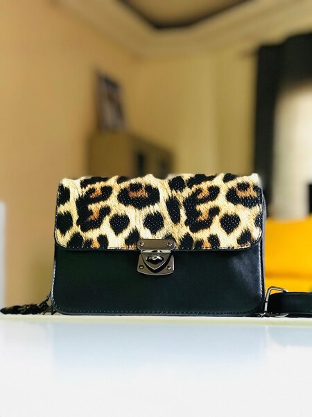 Sac bandoulière motifs animaliers