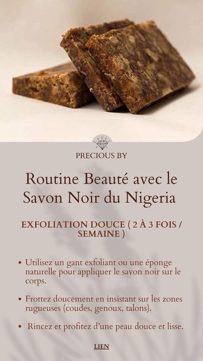 Savon Noir du Nigeria Brut