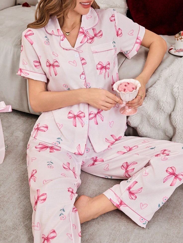 Pyjama Femme Imprimé Confort