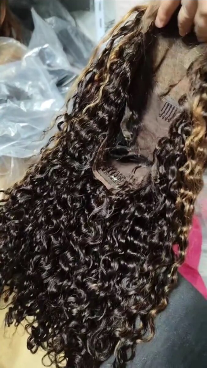 100% virgin curly hair