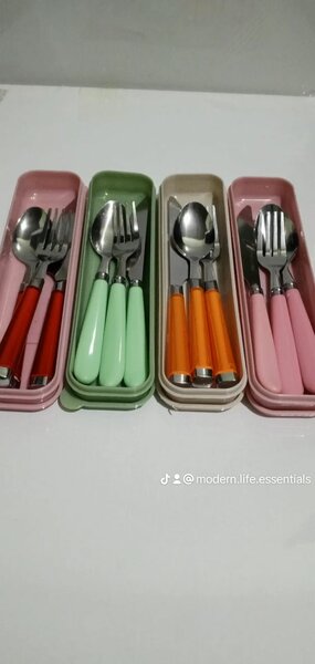 3 in 1 cutlery container