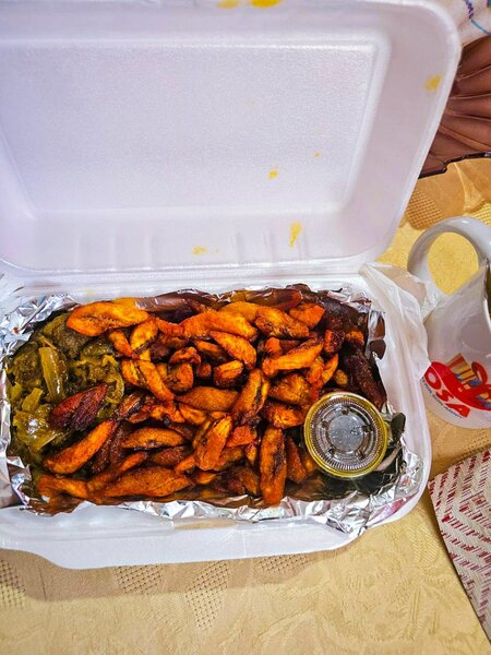 Alloco + boulettes de viande