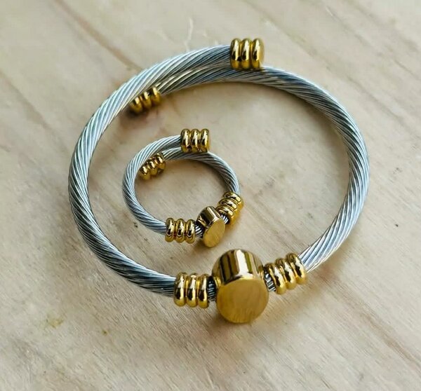 Bracelet câble acier inoxydable