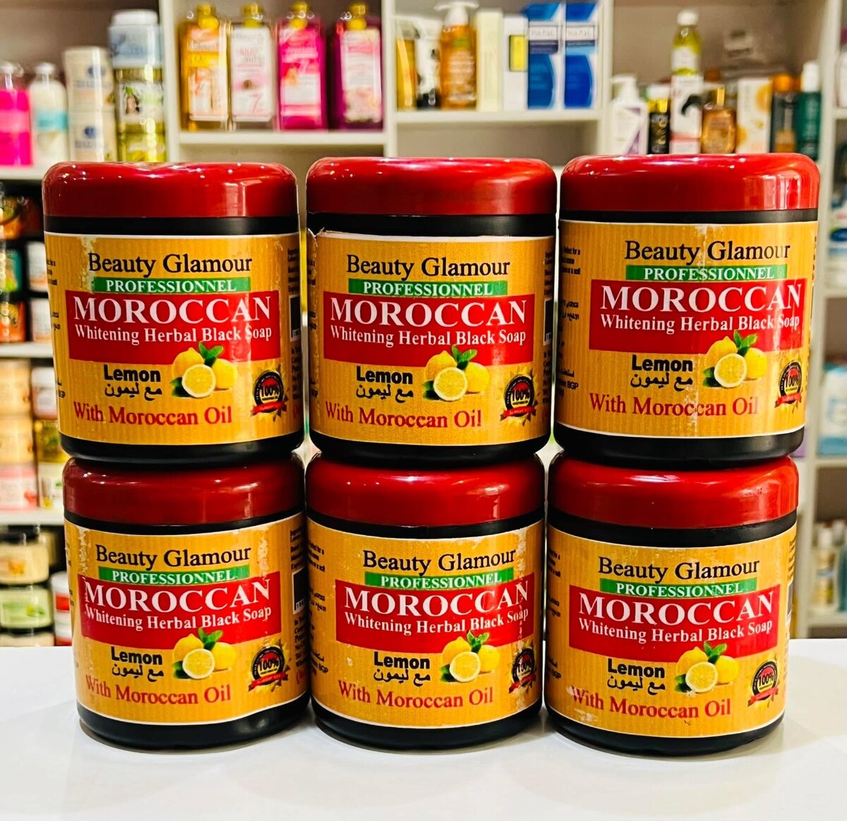 Moroccan herbal whitening soap