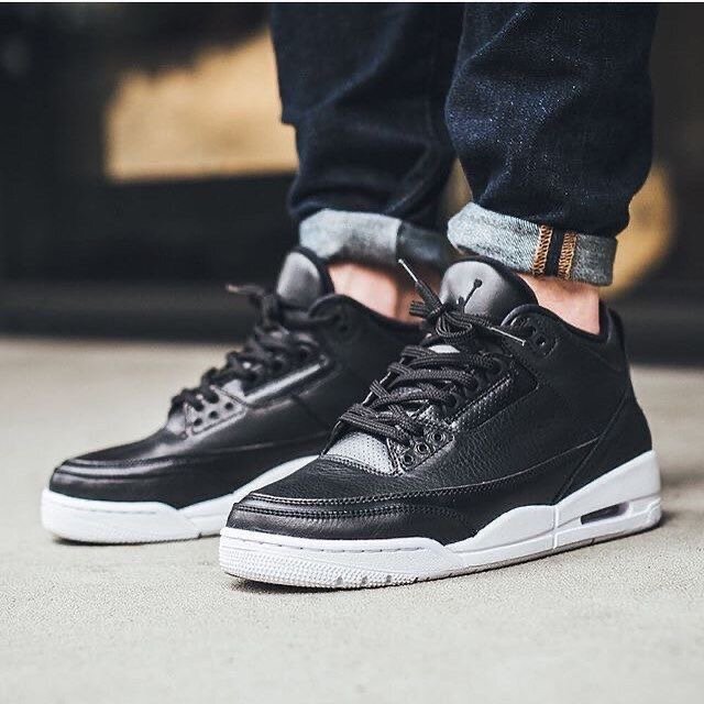 Baskets noires en cuir tendance