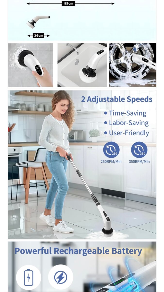 Brosse Électrique Multifonction